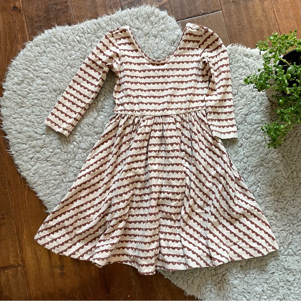 Alice & Ames heart dress-girls 5t